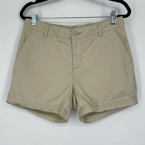 Patagonia Pants - Patagonia All Wear Organic Cotton Short Women's 4 Mid Rise Stretch Outdoor Beige